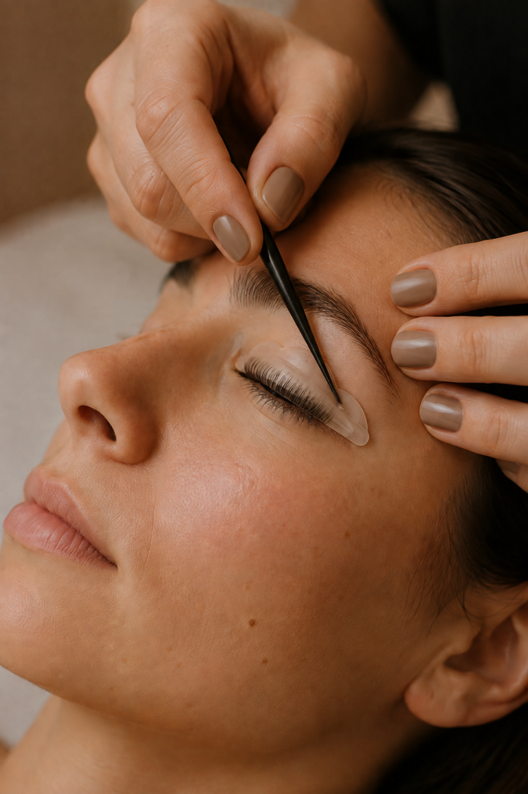 Réhaussement de cil sourcils